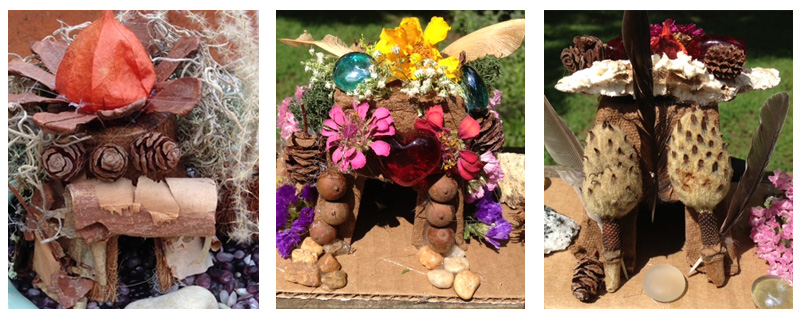 3 fairy houses